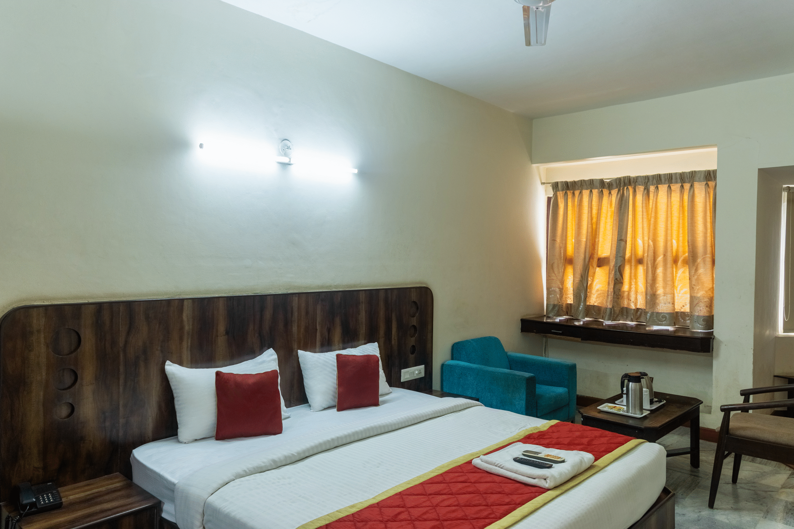 Superior Deluxe AC Room with King Bed & Balcony